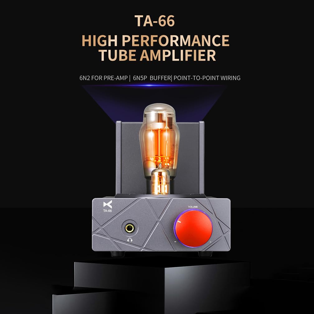 Amazon.co.jp: xDuoo TA-66 真空管ヘッドフォンアンププリアンプ、6N5P